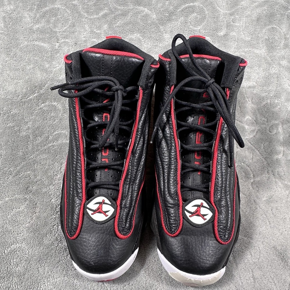 Air Jordan Pro Strong Black University Reds Men's 10 Basketball Sneakers Jumpman